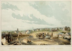 Aftermath of Great Fire of 1843.