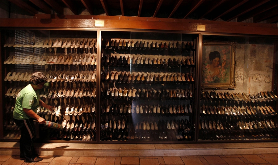 Imelda Marcos' shoes...