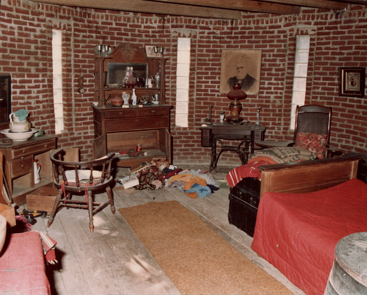 Scudder's ransacked bedroom