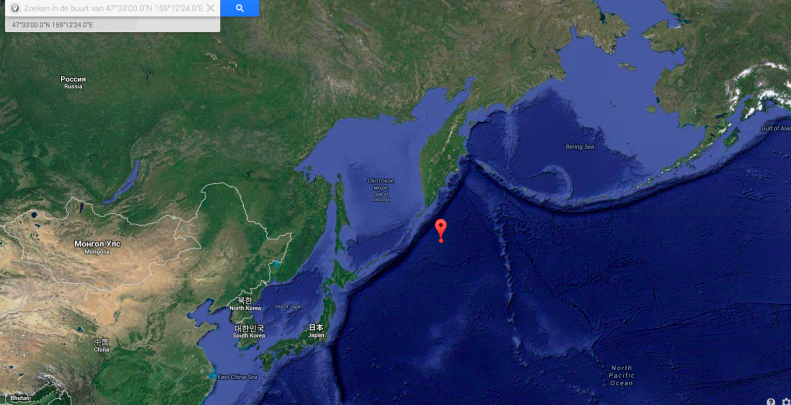Pacific fire anomaly in relation to Japan.