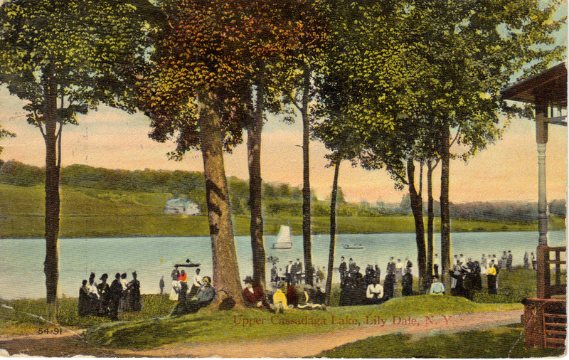 Upper-Cassadaga-Lake-Lily-Dale-Postcard