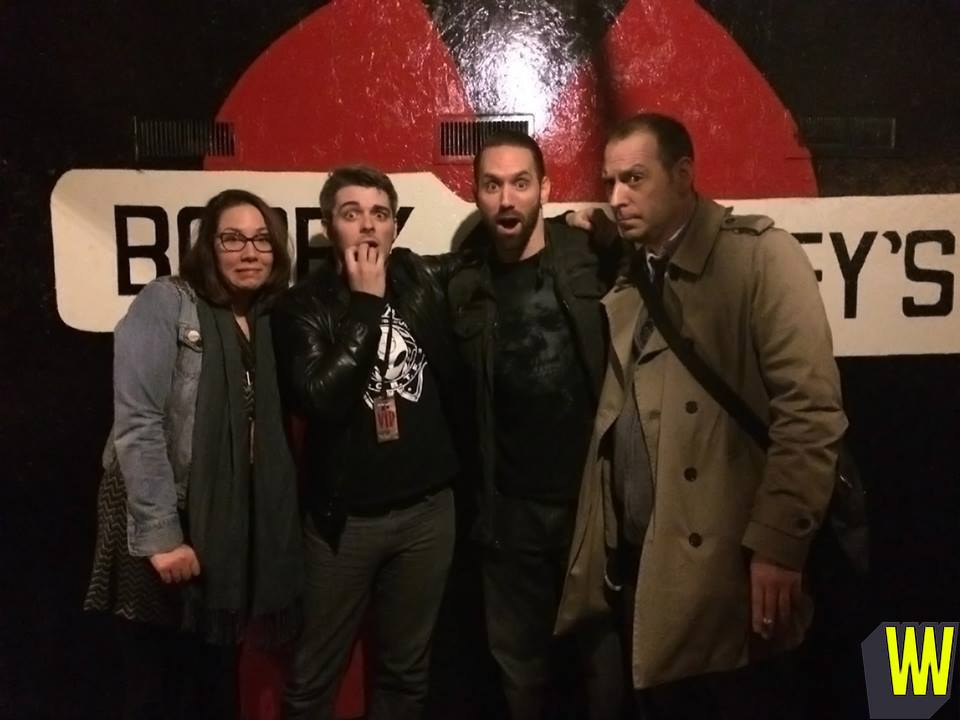 Planet Weird's Dana Matthews and Greg Newkirk with Ghost Adventures' Nick Groff and Ghost Stalker's John E.L. Tenney