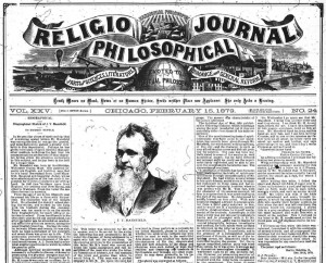 An 1879 issue of the Religio-Philosophical Journal