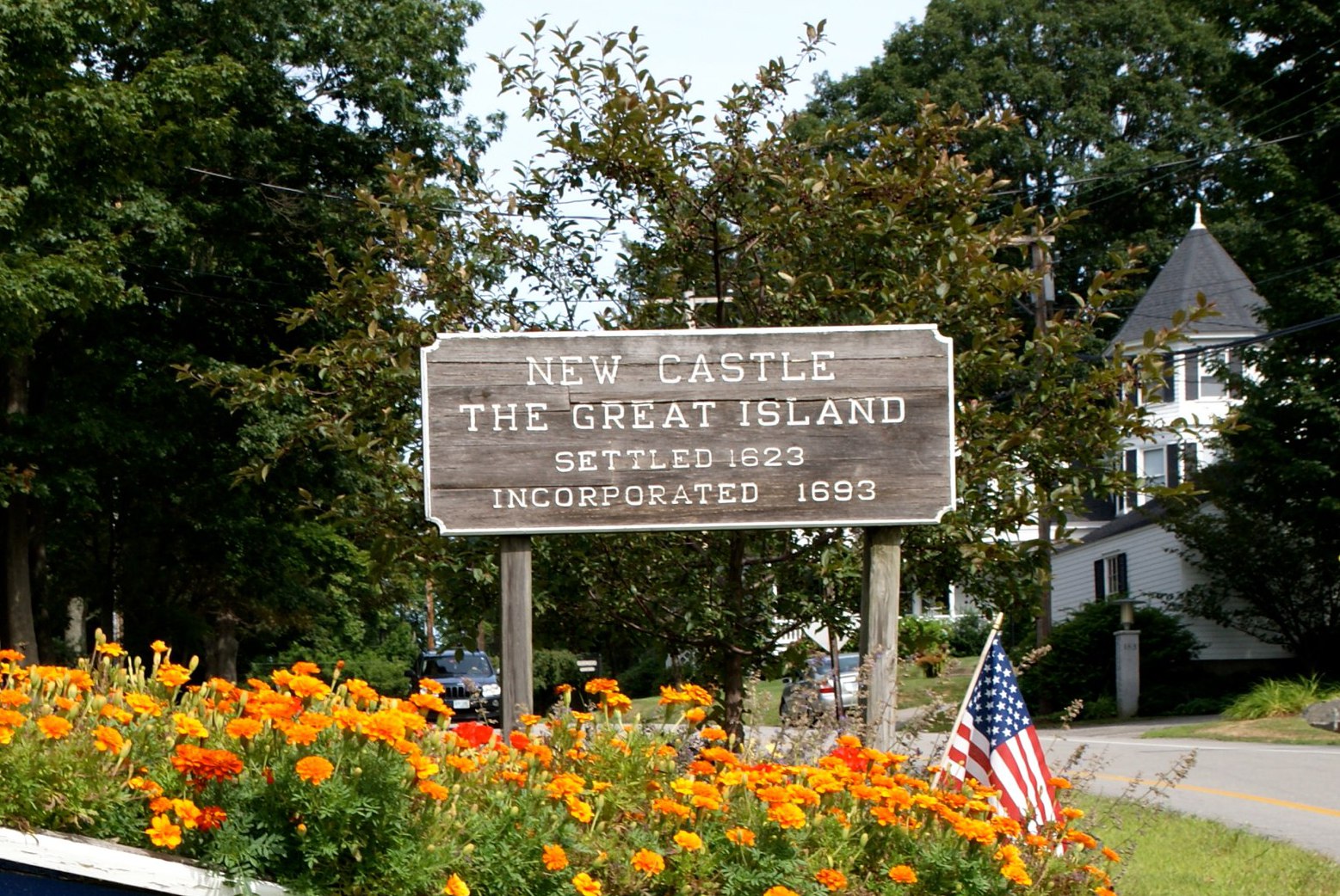 Even today, New Castle pays homage to its earlier name of Great Island.