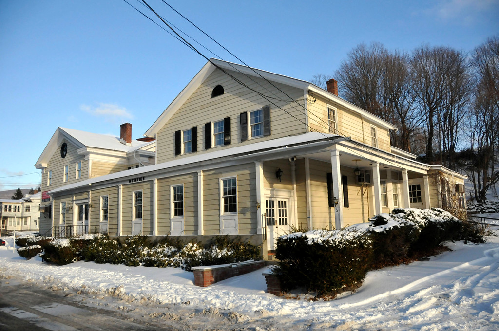 The former McBride Funeral Home o Liberty Street in Adams, MA. (Scott Stafford, Ñ. Berkshire Eagle)
