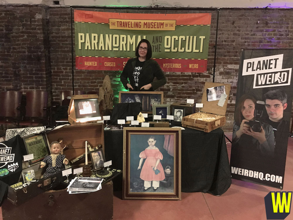 Dana Matthews with the Traveling Museum of the Paranormal